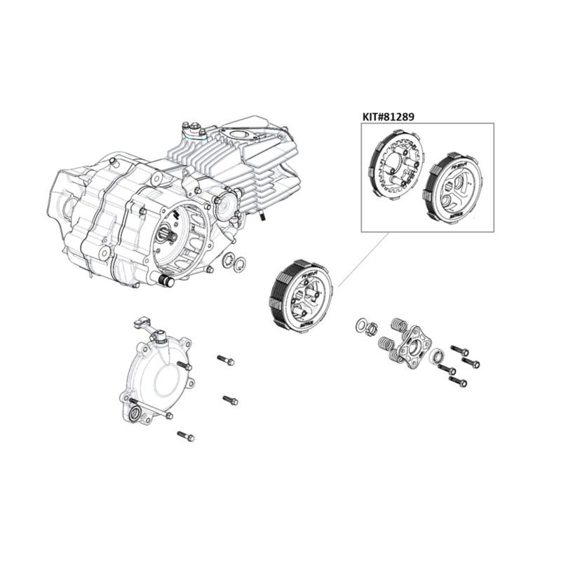 SLIPPER & ASSIST CLUTCH KIT FOR ANIMA 4V