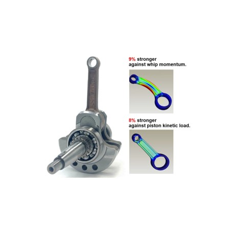 REINFORCED & LIGHTWEIGHT CRANKSHAFT 62MM, 4SPEED